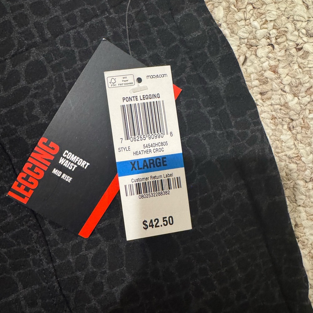 NWT Style & Co. Women’s Leggings - Picture 4 of 6